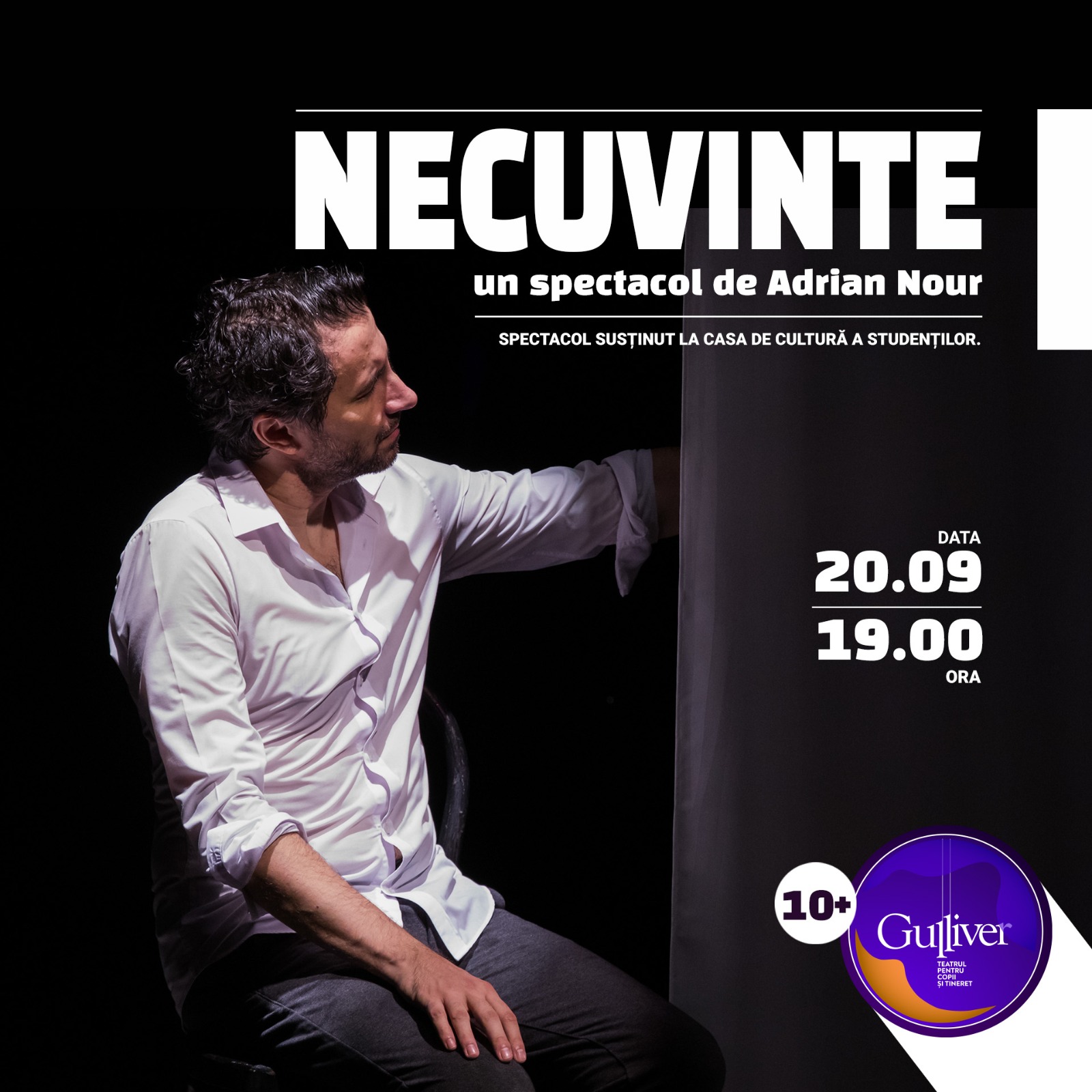 Un weekend cu spectacole pentru toate vârstele  la GULLIVER - Teatrul Familiei Tale